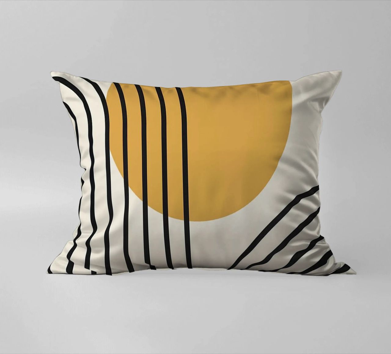 semicerchio linee curve cuscino da Smith Basic