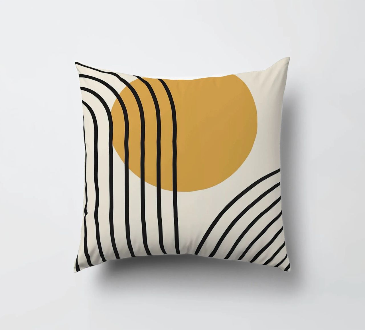 semicerchio linee curve cuscino da Smith Basic