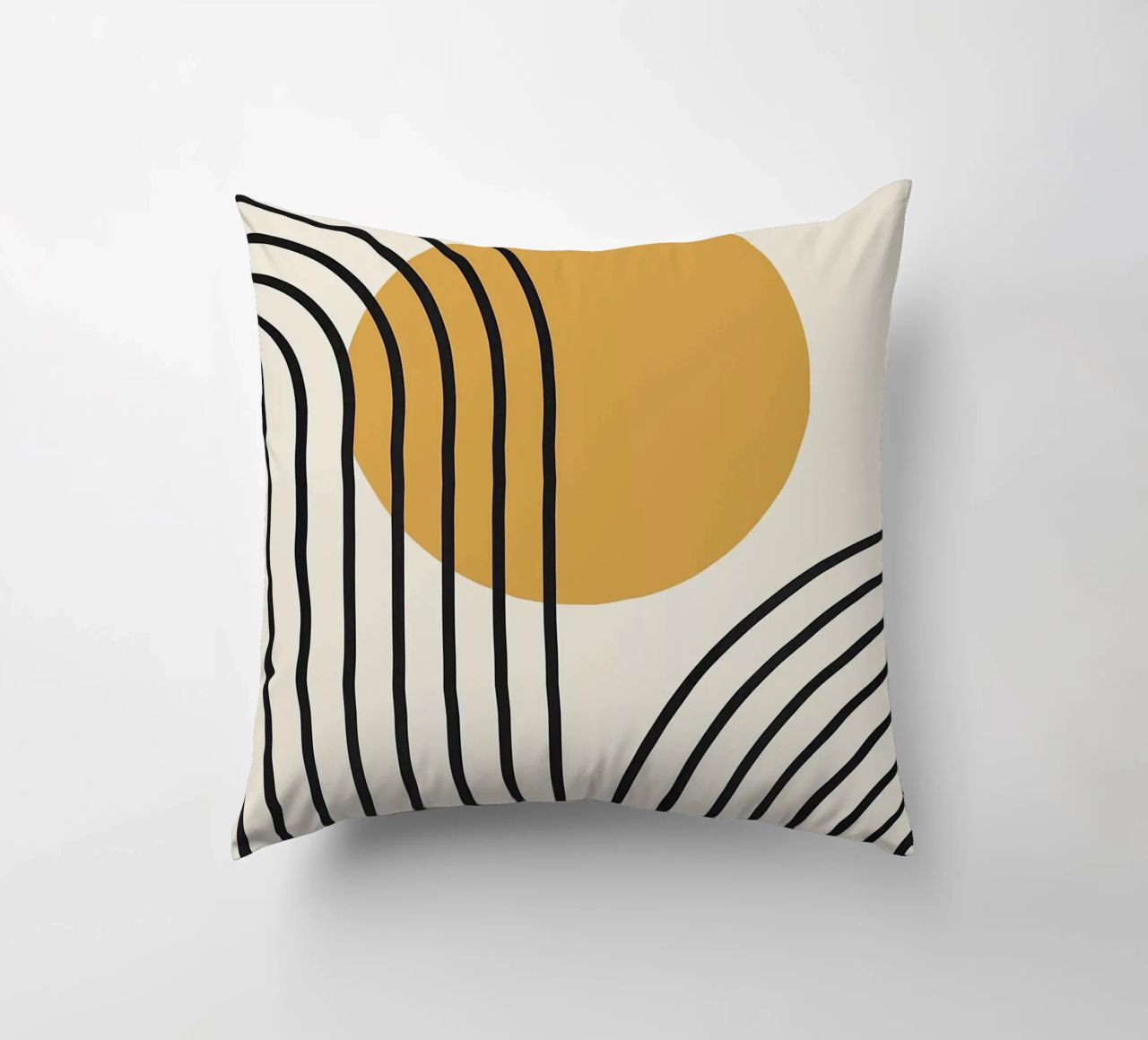 semicerchio linee curve cuscino da Smith Basic