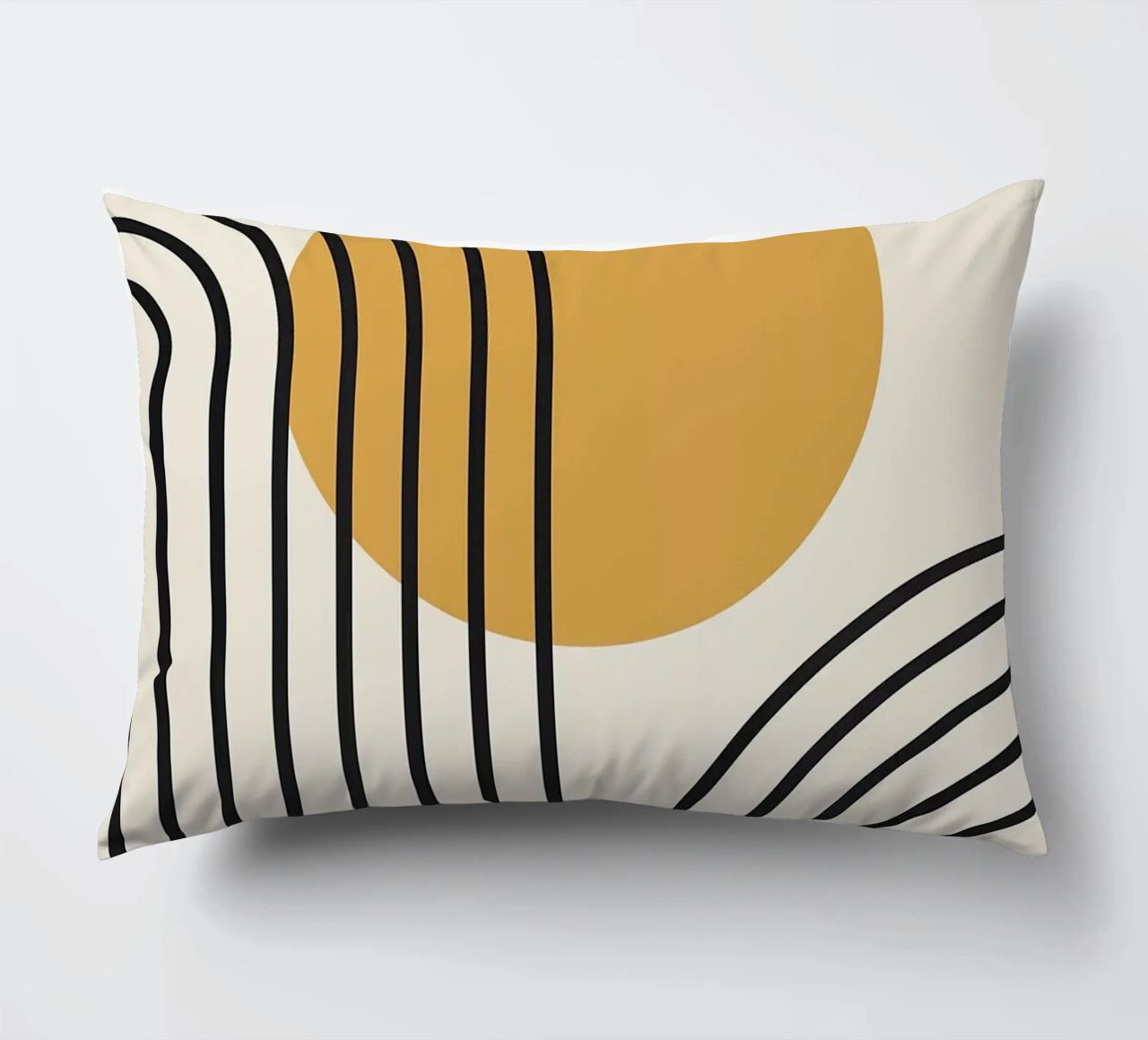 semicerchio linee curve cuscino da Smith Basic