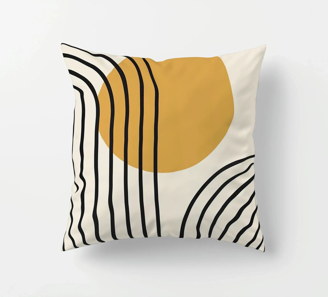semicerchio linee curve cuscino da Smith Basic