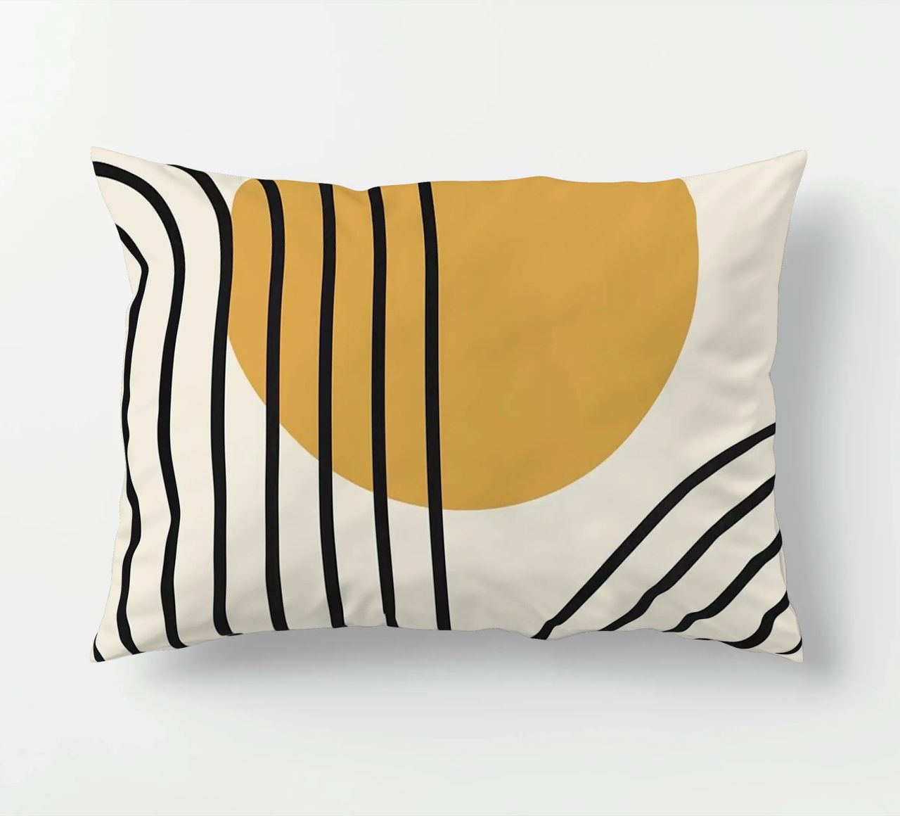 semicerchio linee curve cuscino da Smith Basic