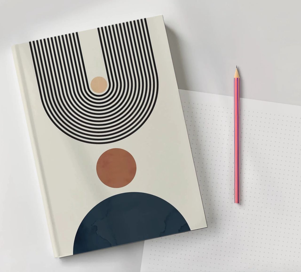 lines circles geometry notebook by Smith Basic