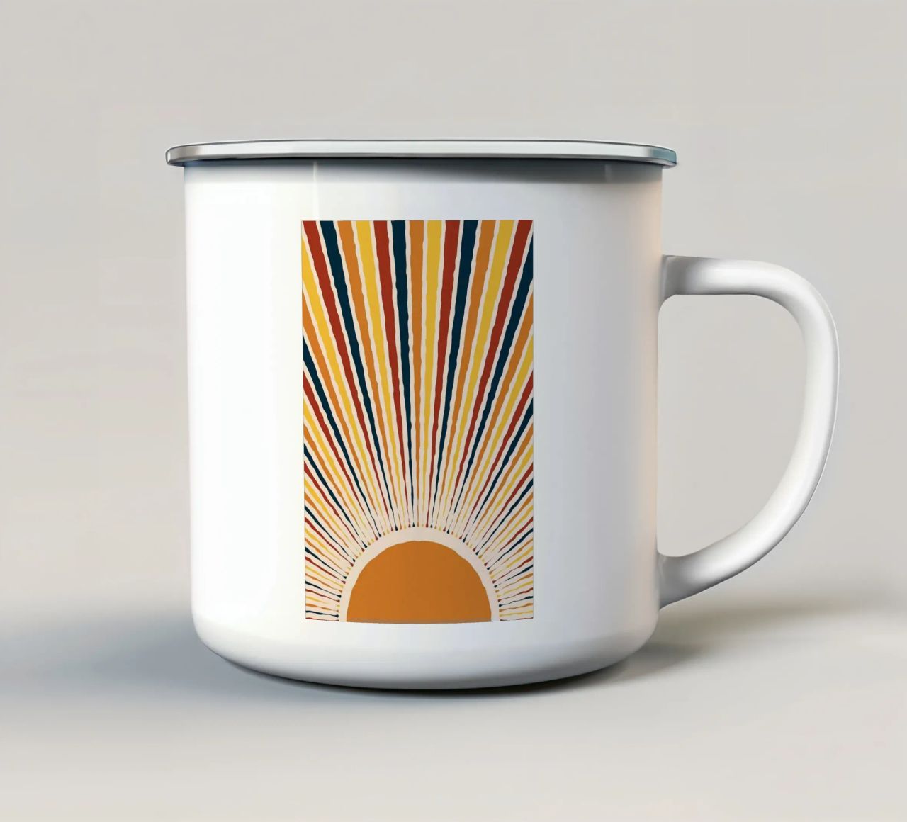 sole alba alba tazza in smalto da Smith Basic
