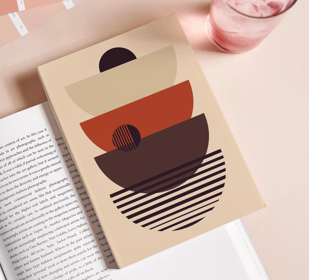 semicircles overlapping notebook by Smith Basic