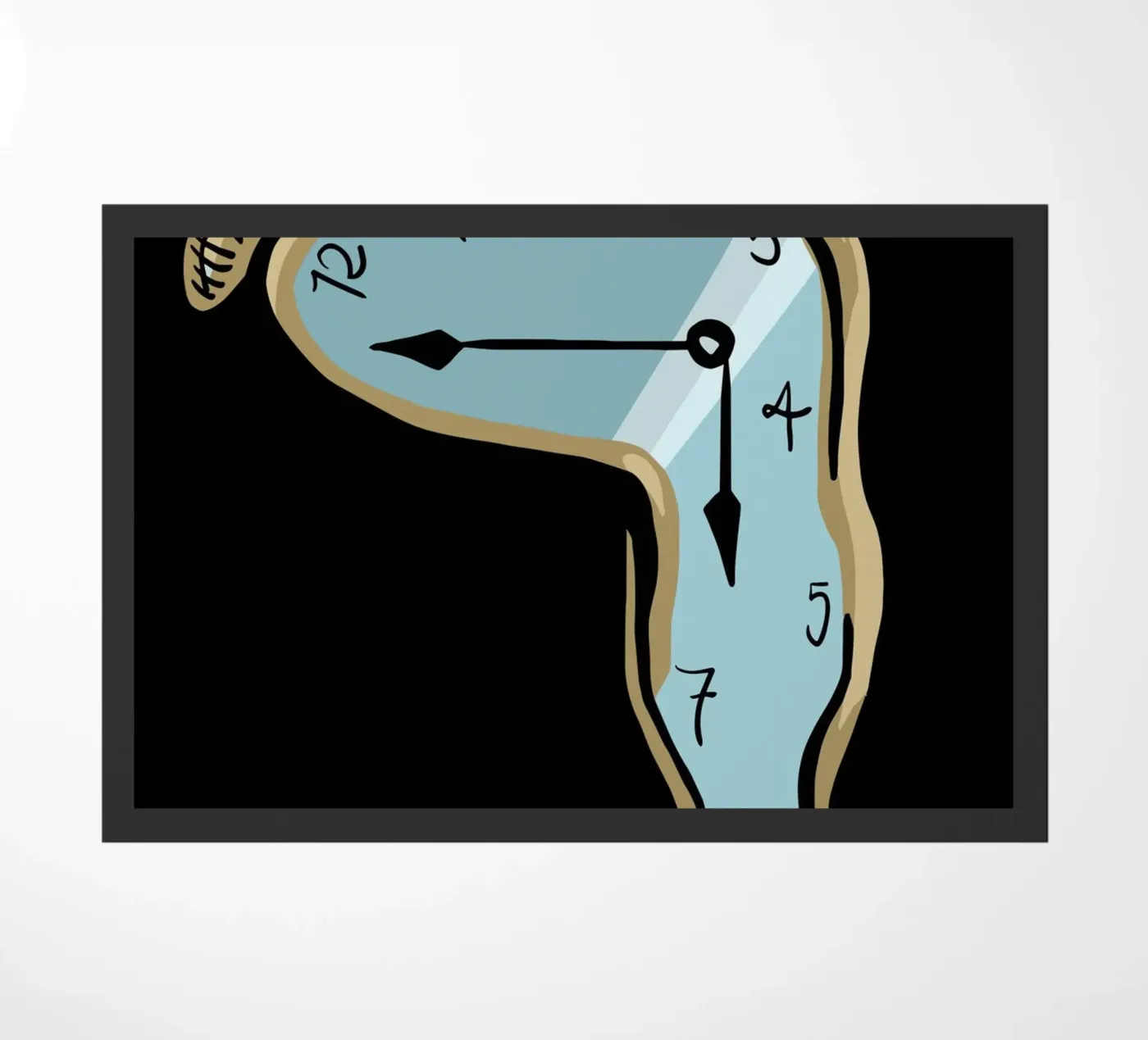 surrealist clock zerbino da vintageshop