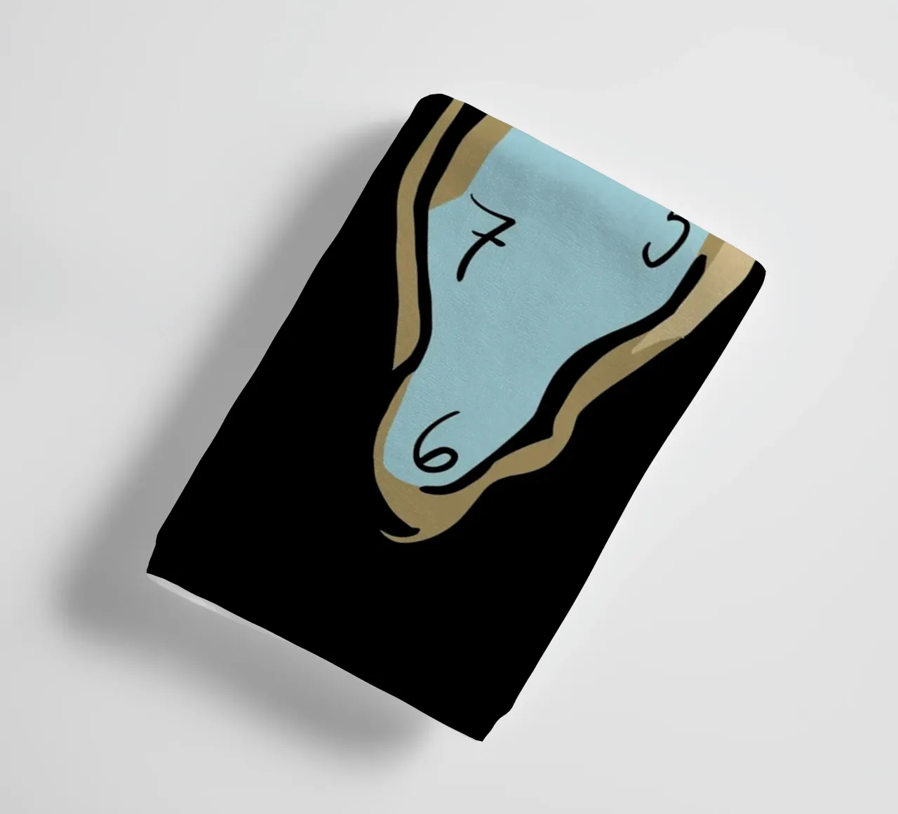 surrealist clock asciugamano da bagno da vintageshop