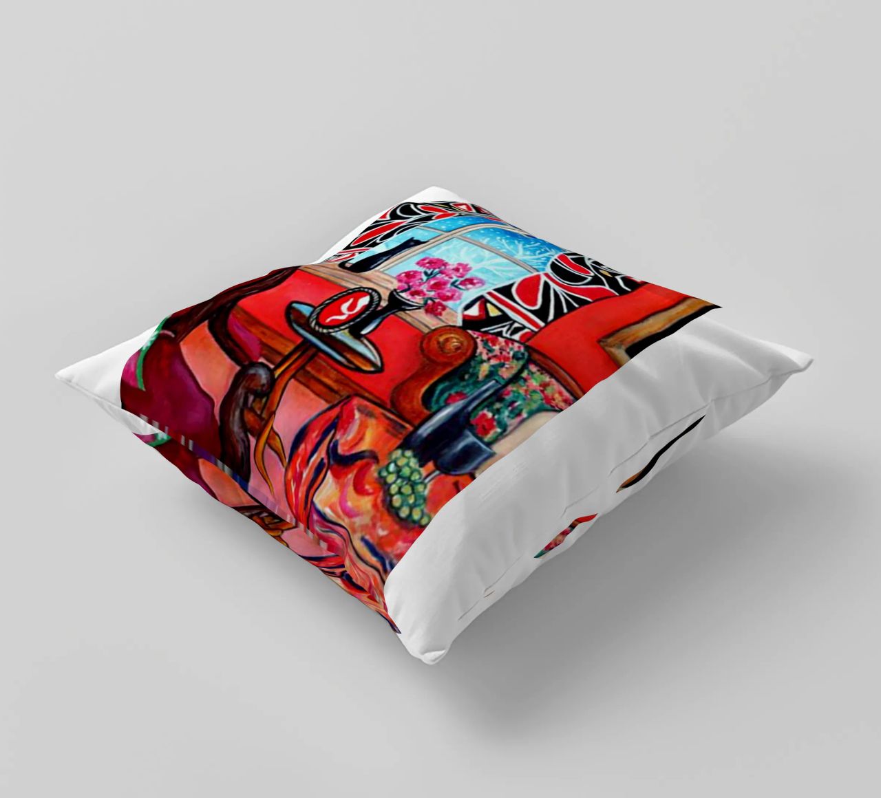 construction dans la maison rouge esthétique coussin de uklik sell