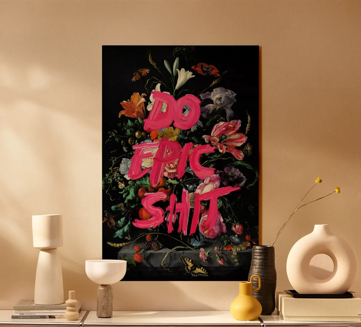 Do Epic Shit plexiglass da Jonas Loose