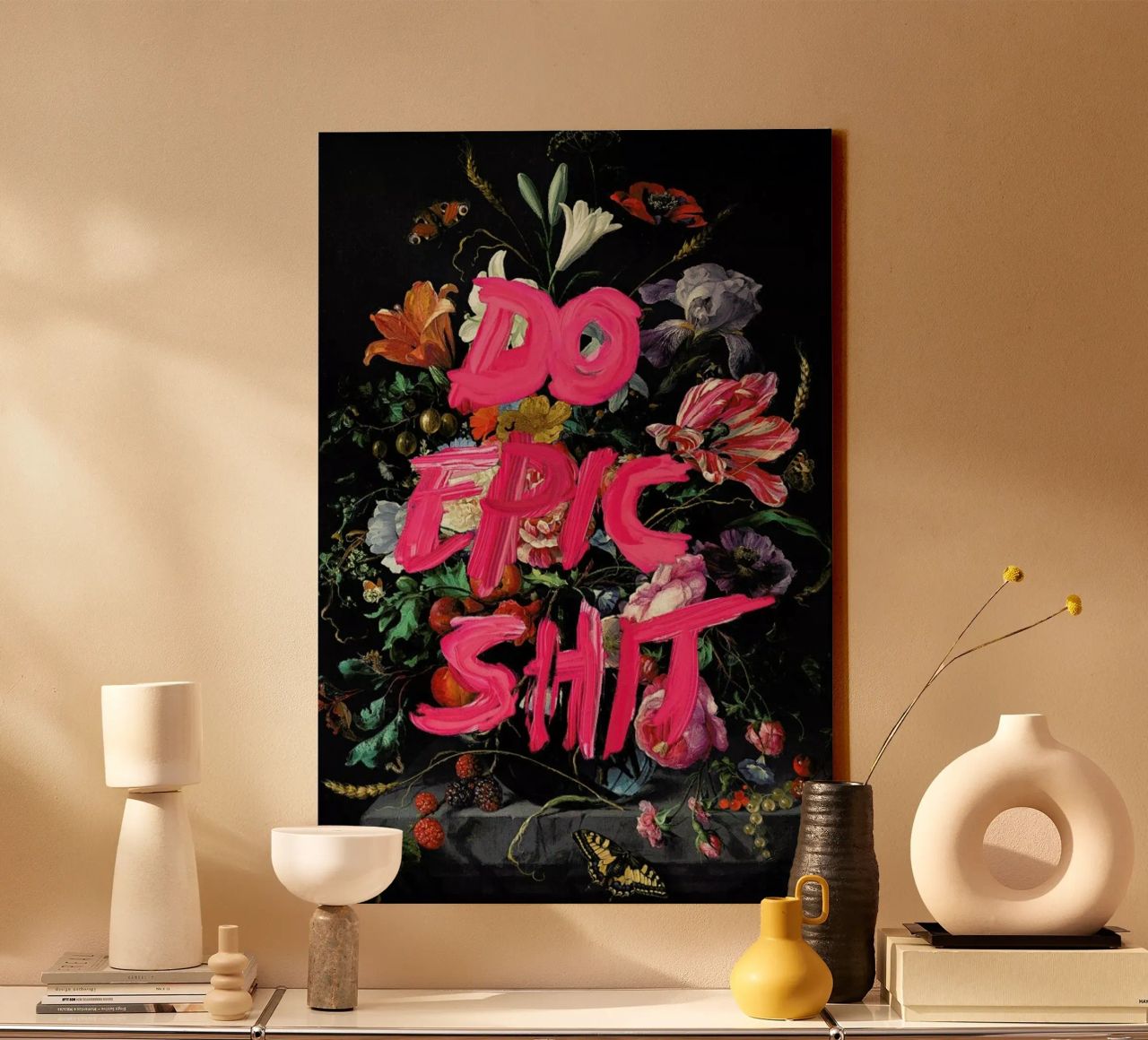 Do Epic Shit canvas van Jonas Loose