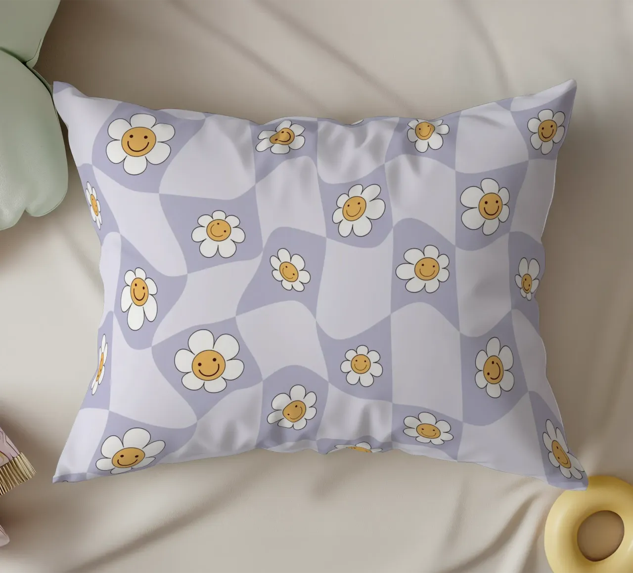 Groovie Hippie Flower Power cuscino da Vivi Nicolin