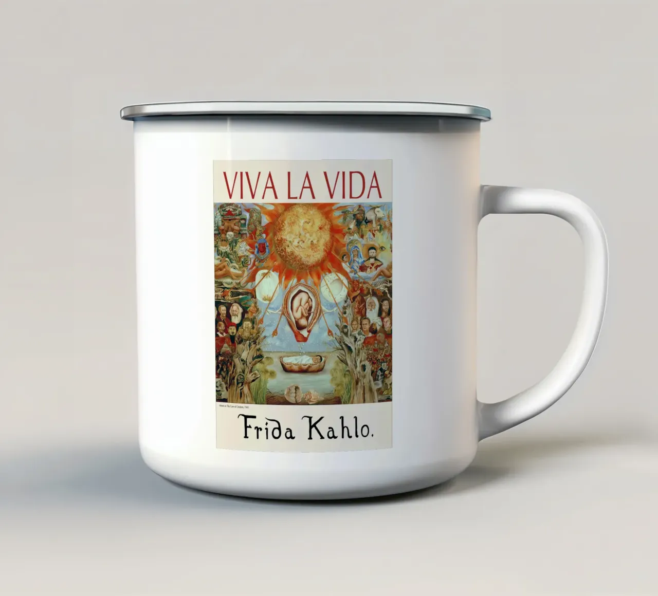 Moses Or The Core Of Creation Emaille Tasse von estellebardal