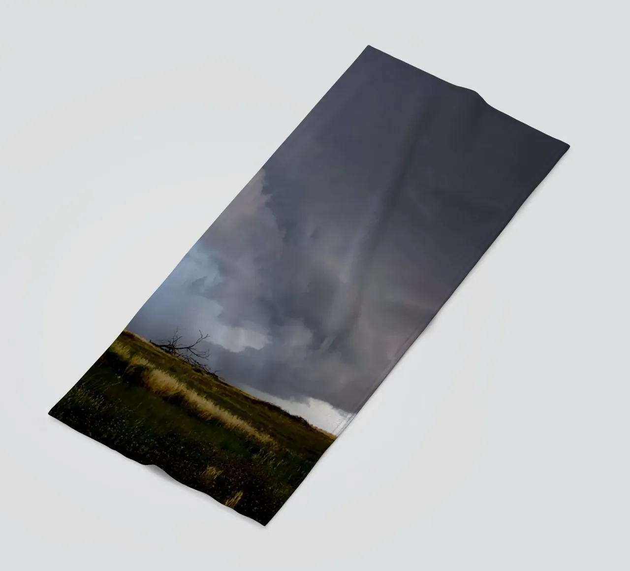 storm clouds beach towel by Earthly Visions
