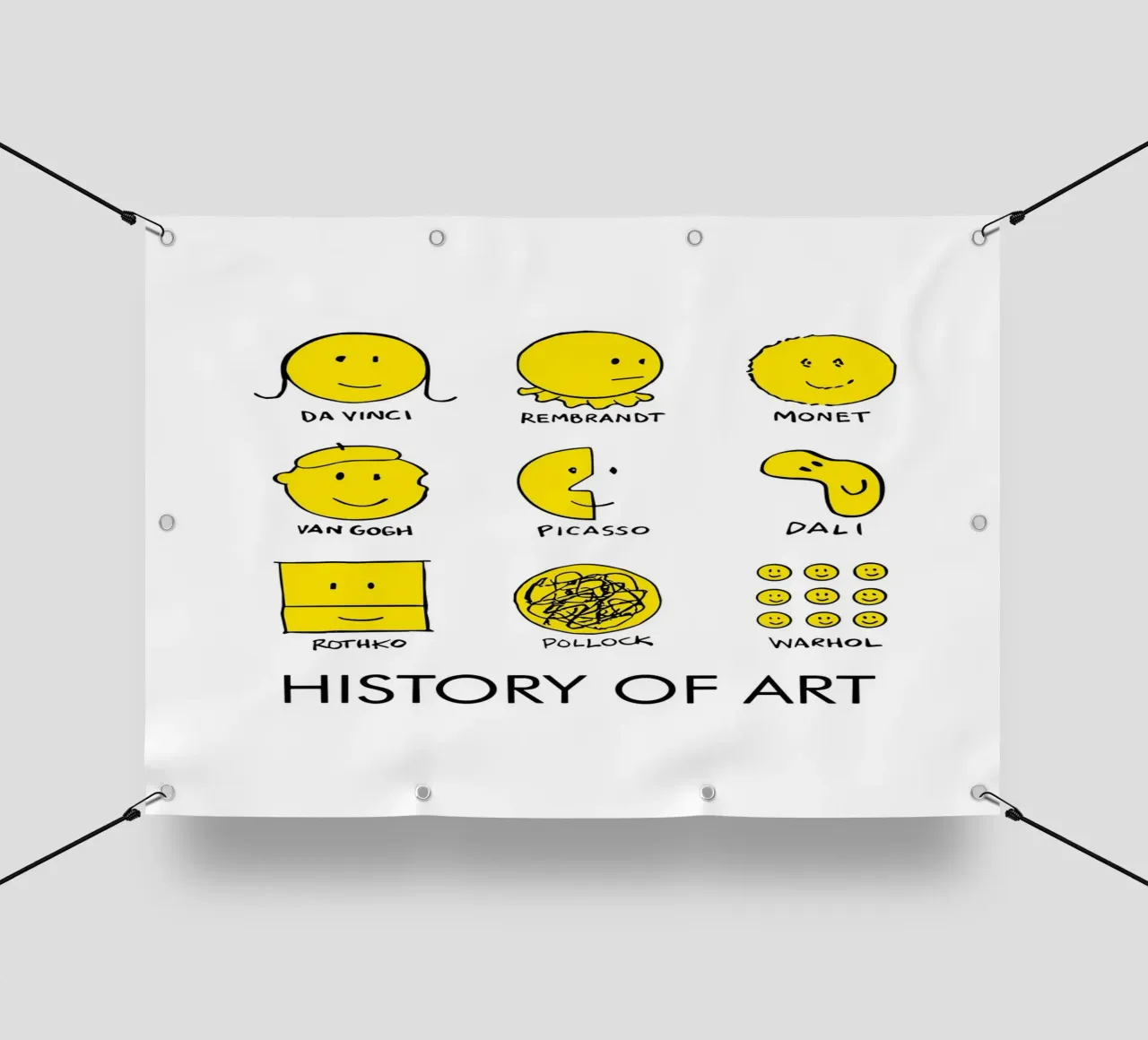 history of art smile telo in pvc da vintageshop