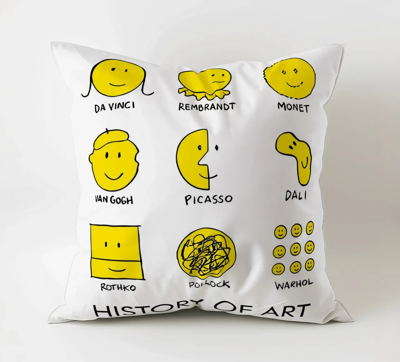 history of art smile cuscino da vintageshop