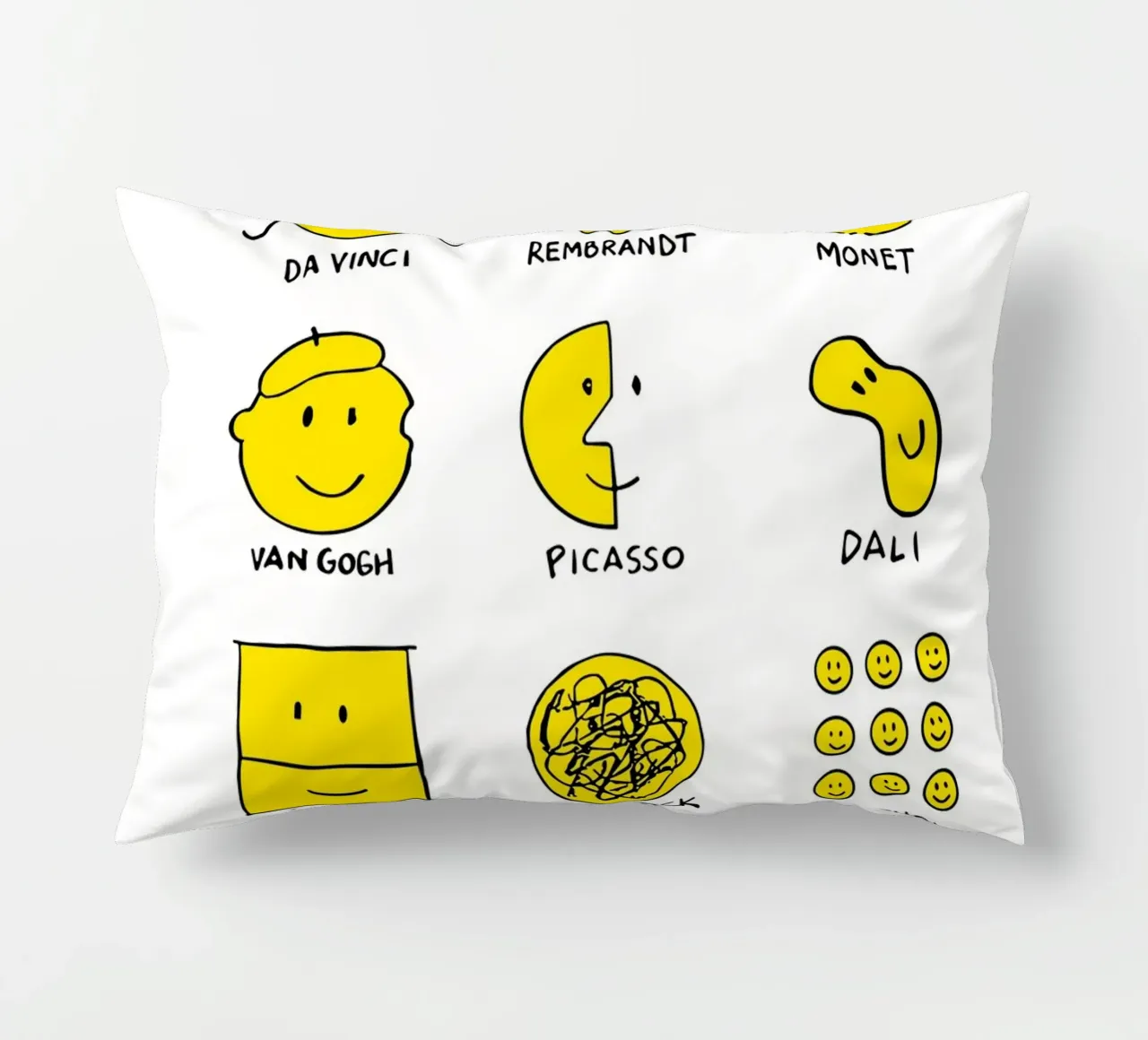 history of art smile cuscino da vintageshop