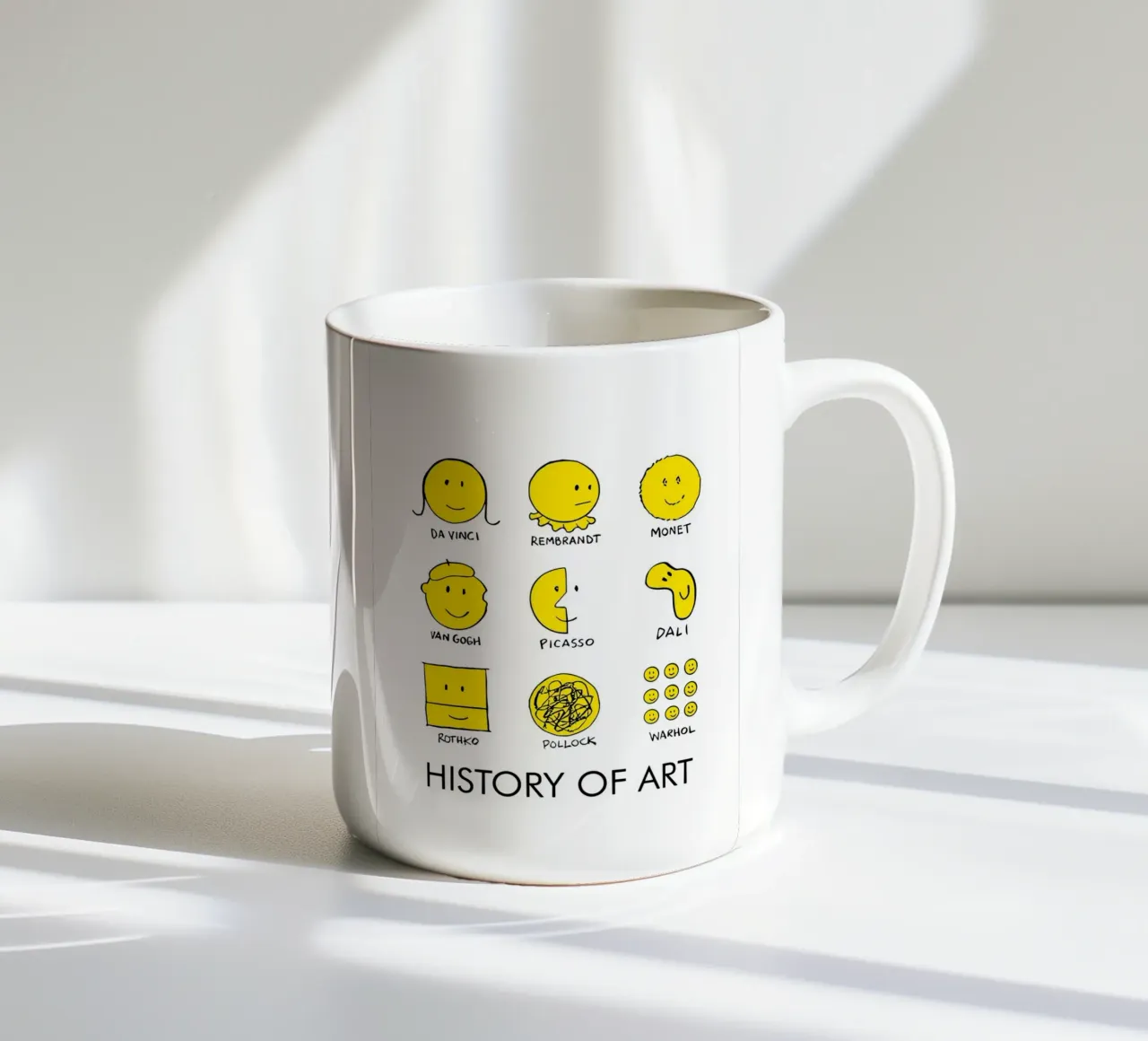 history of art smile tazza in ceramica da vintageshop