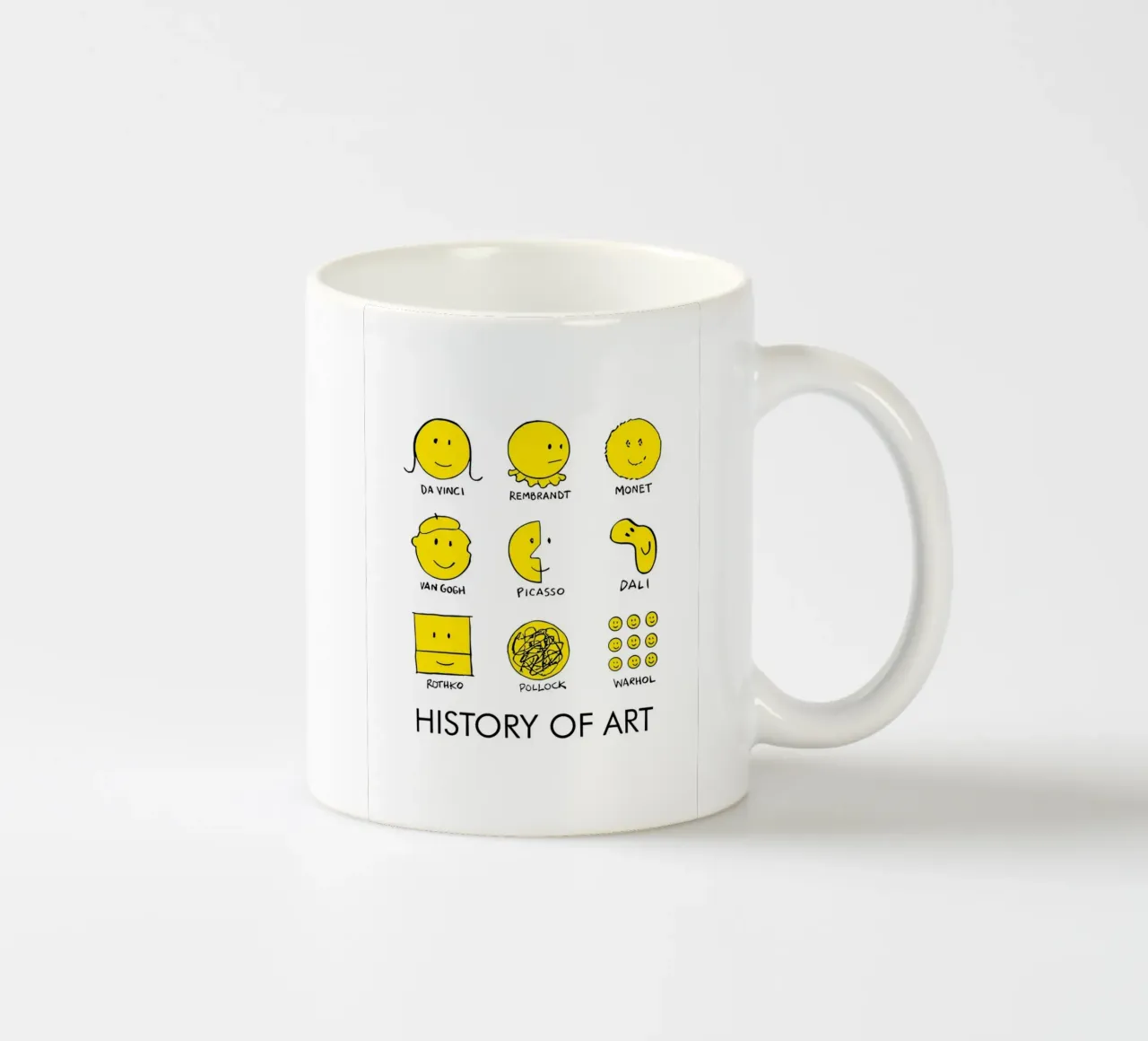 history of art smile tazza in ceramica da vintageshop