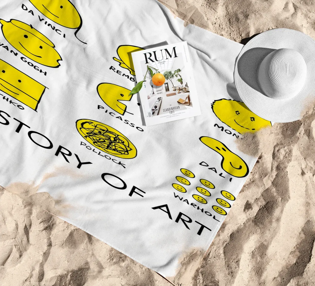 history of art smile telo mare da vintageshop