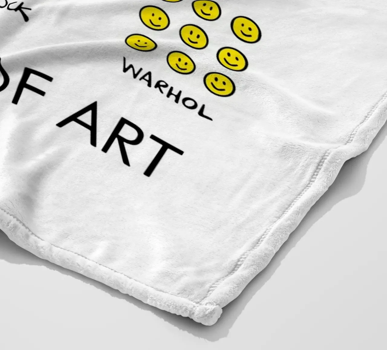 history of art smile coperta in pile da vintageshop