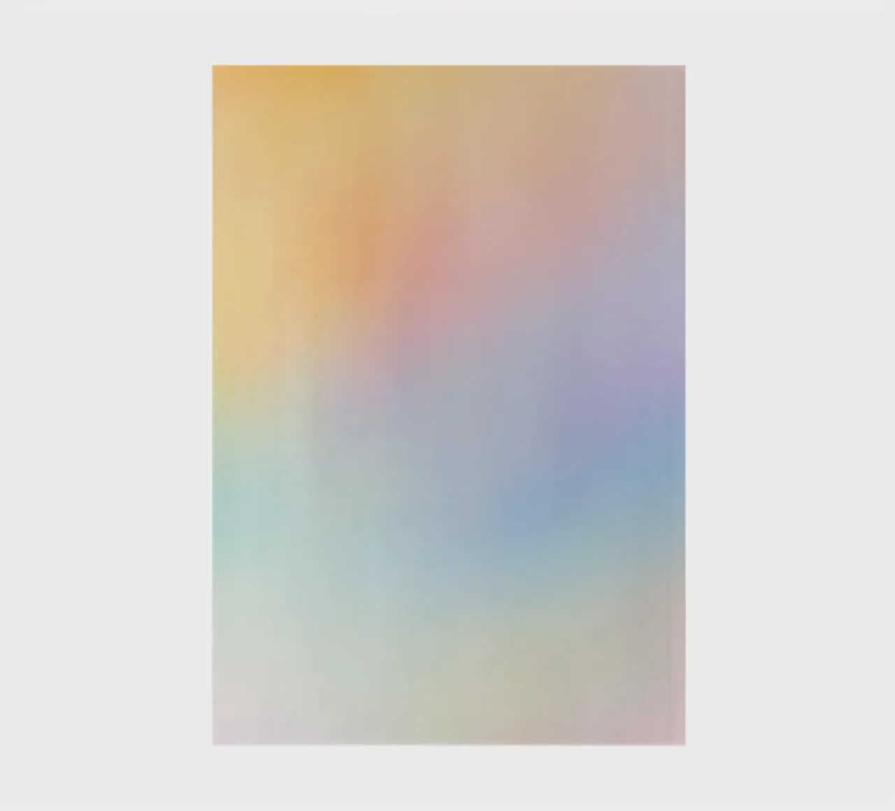 Aurora cromatica - Gradienti di giallo, blu, verde e rosa diario da studiofox