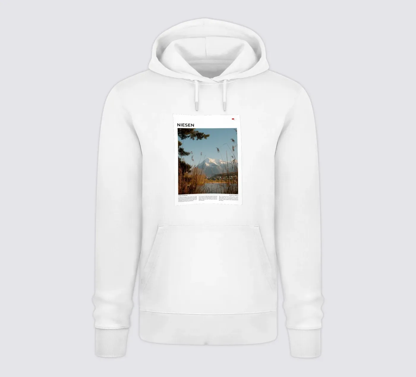 Niesen: Typography hoodie by FujiType
