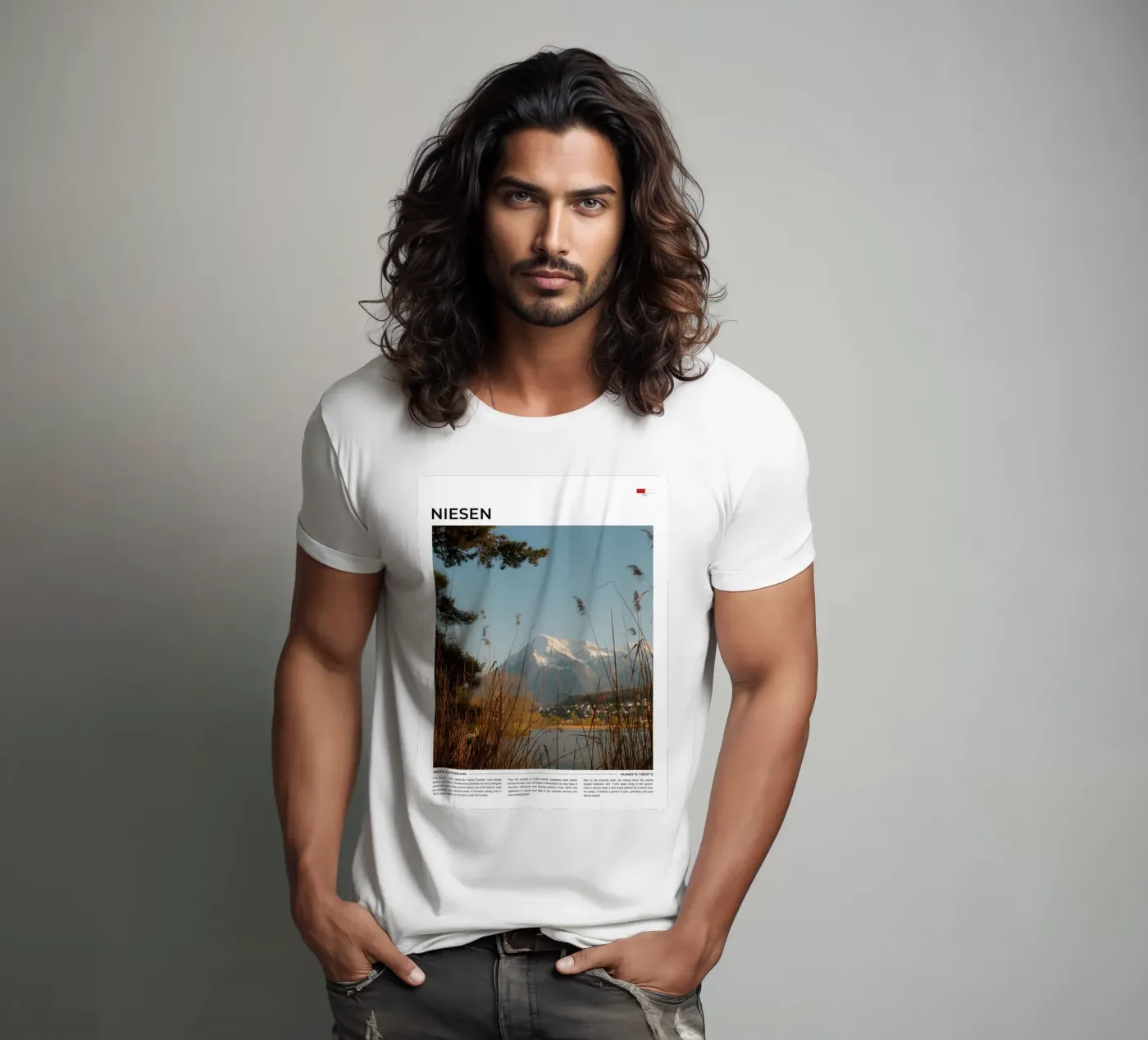 Niesen: Typography t-shirt by FujiType