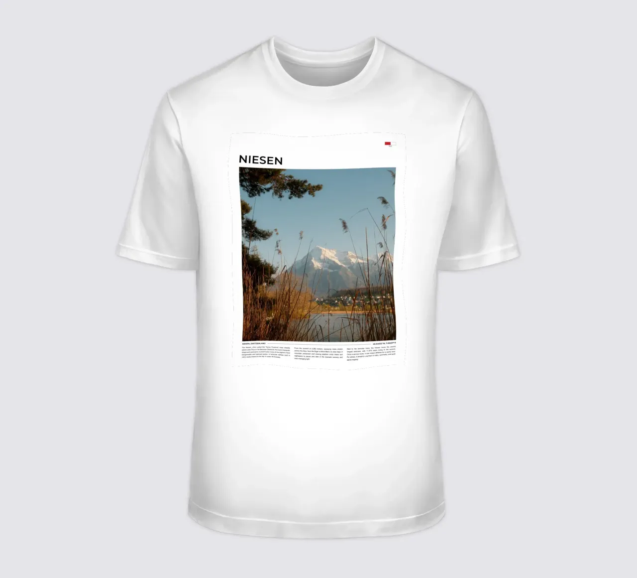 Niesen: Typography t-shirt da FujiType