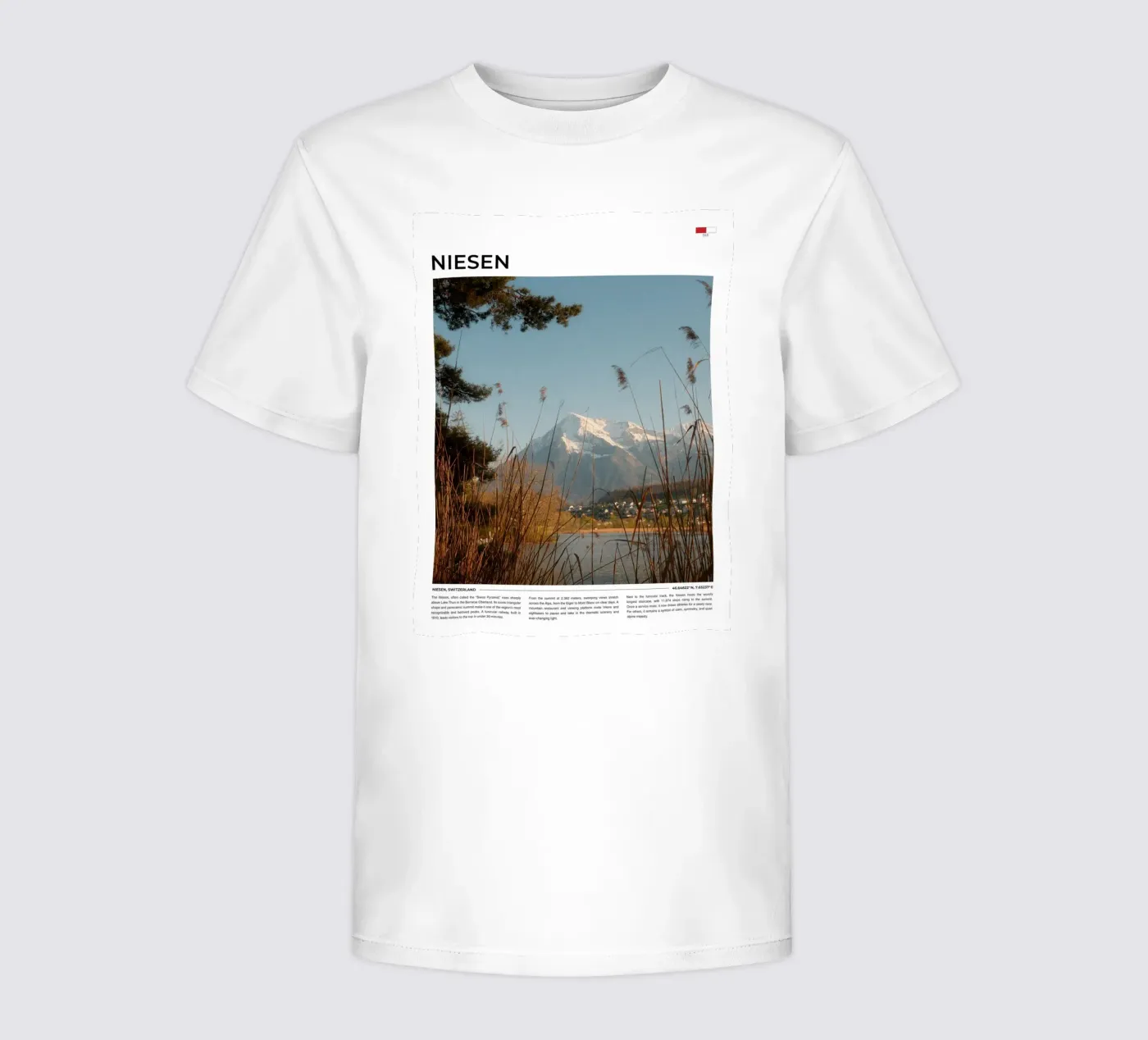 Niesen: Typography kinder t-shirt van FujiType