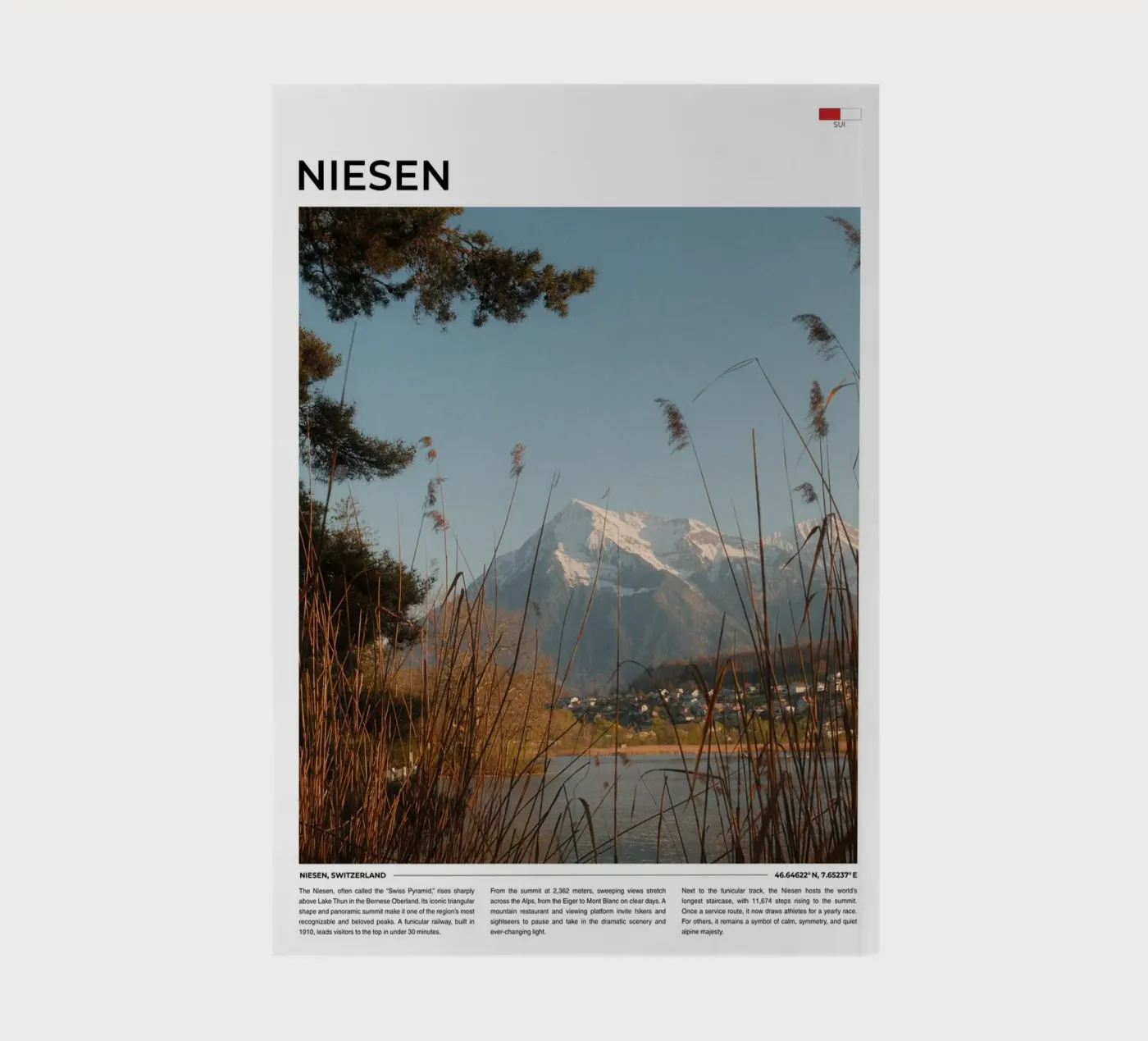 Niesen: Typography carnet de notes de FujiType