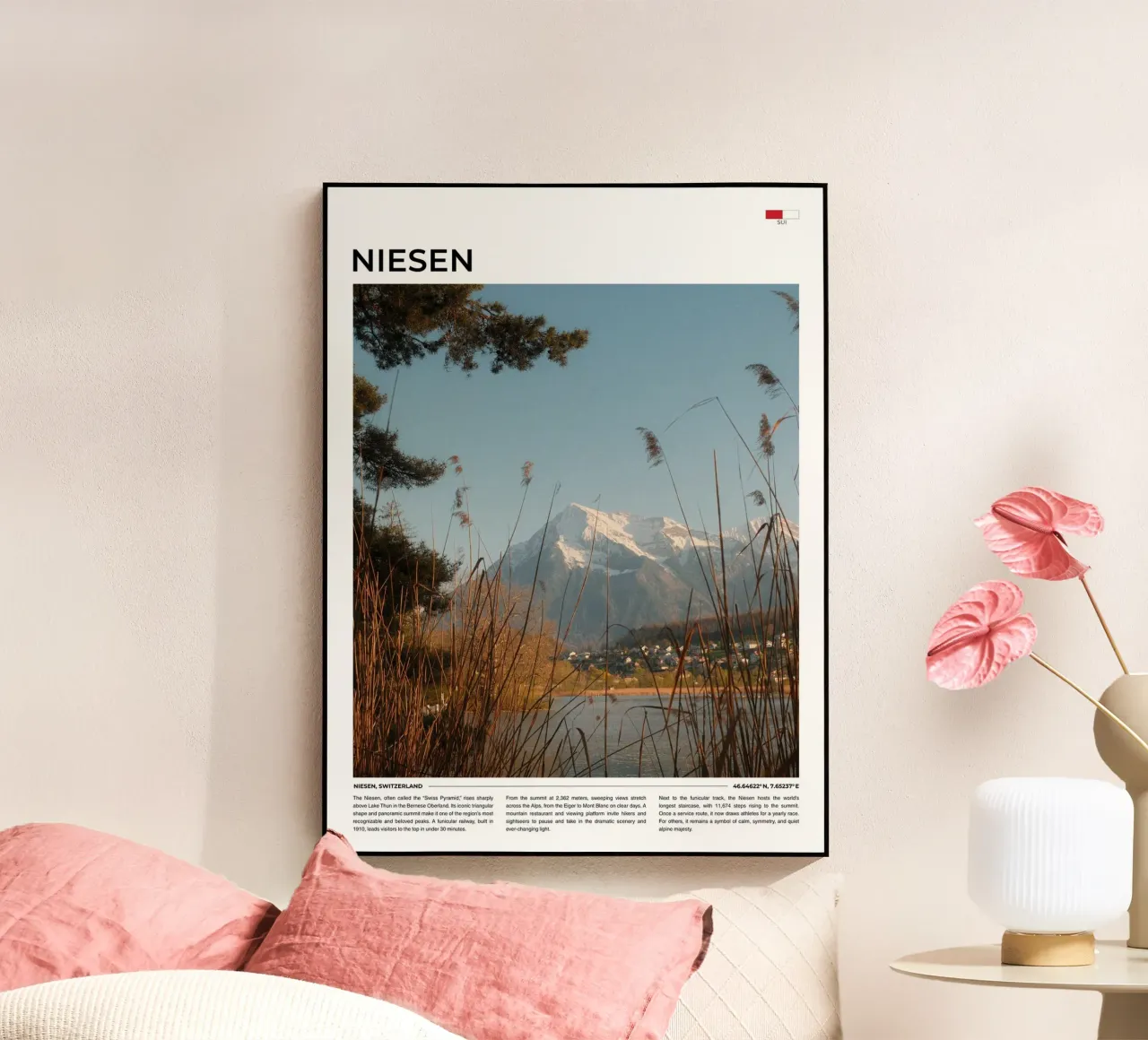 Niesen: Typography acrylic glass by FujiType