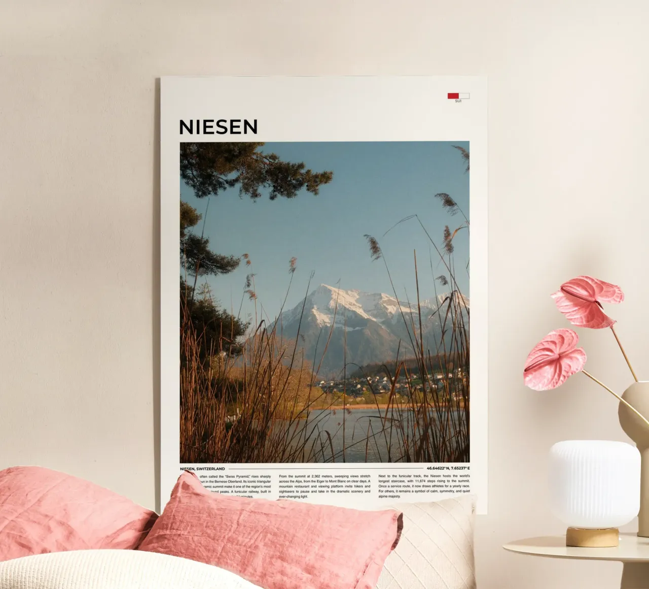 Niesen: Typography acrylic glass by FujiType