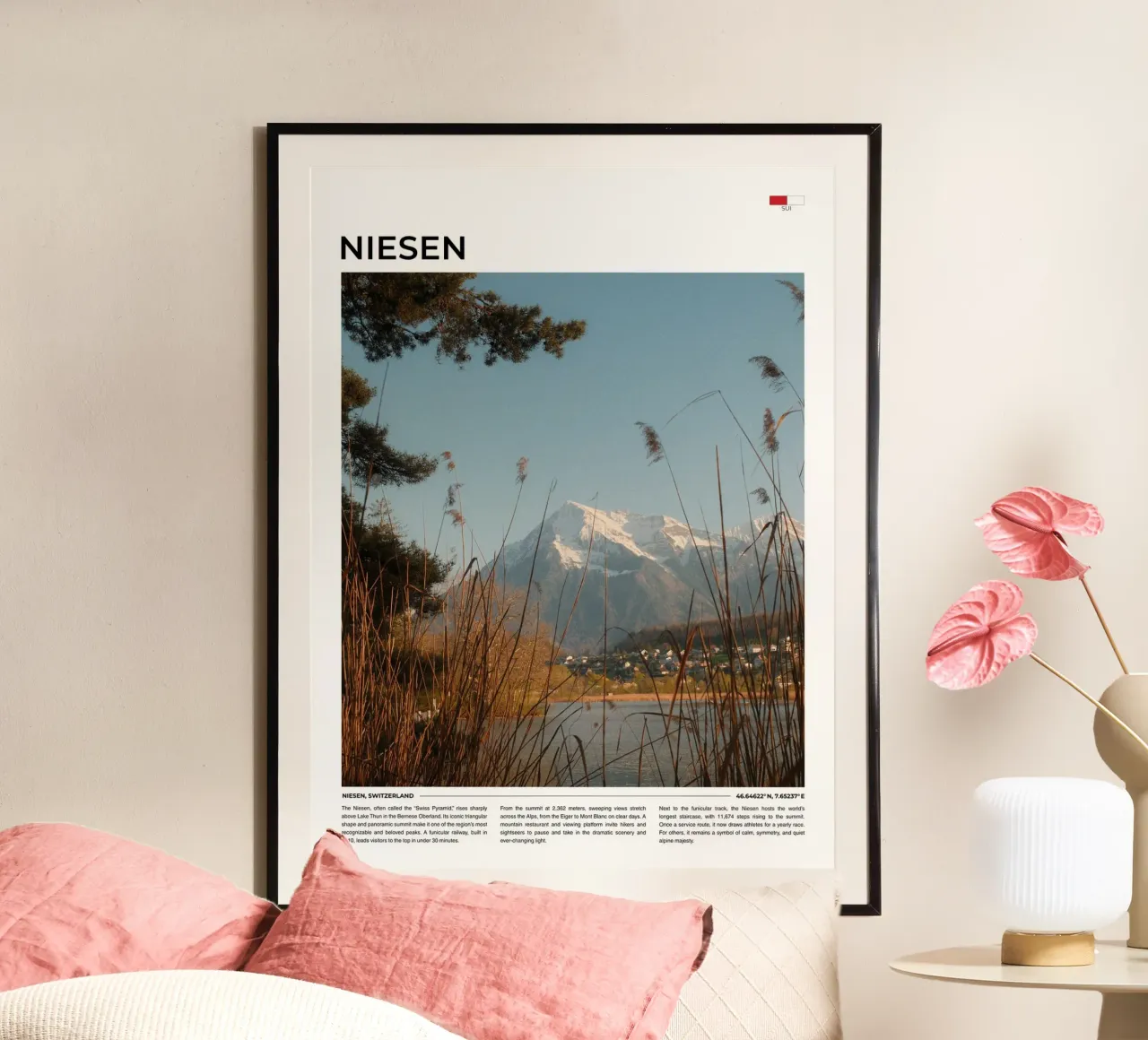 Niesen: Typography poster van FujiType
