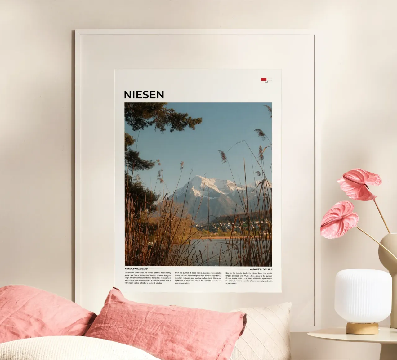 Niesen: Typography poster van FujiType