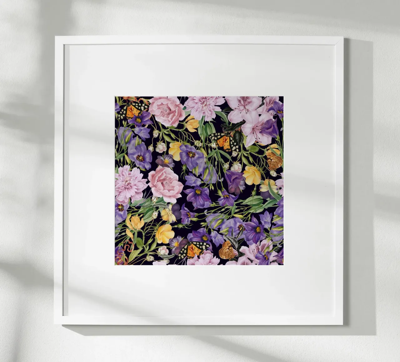 Vintage Fleurs poster con telaio in legno da Vivi Nicolin