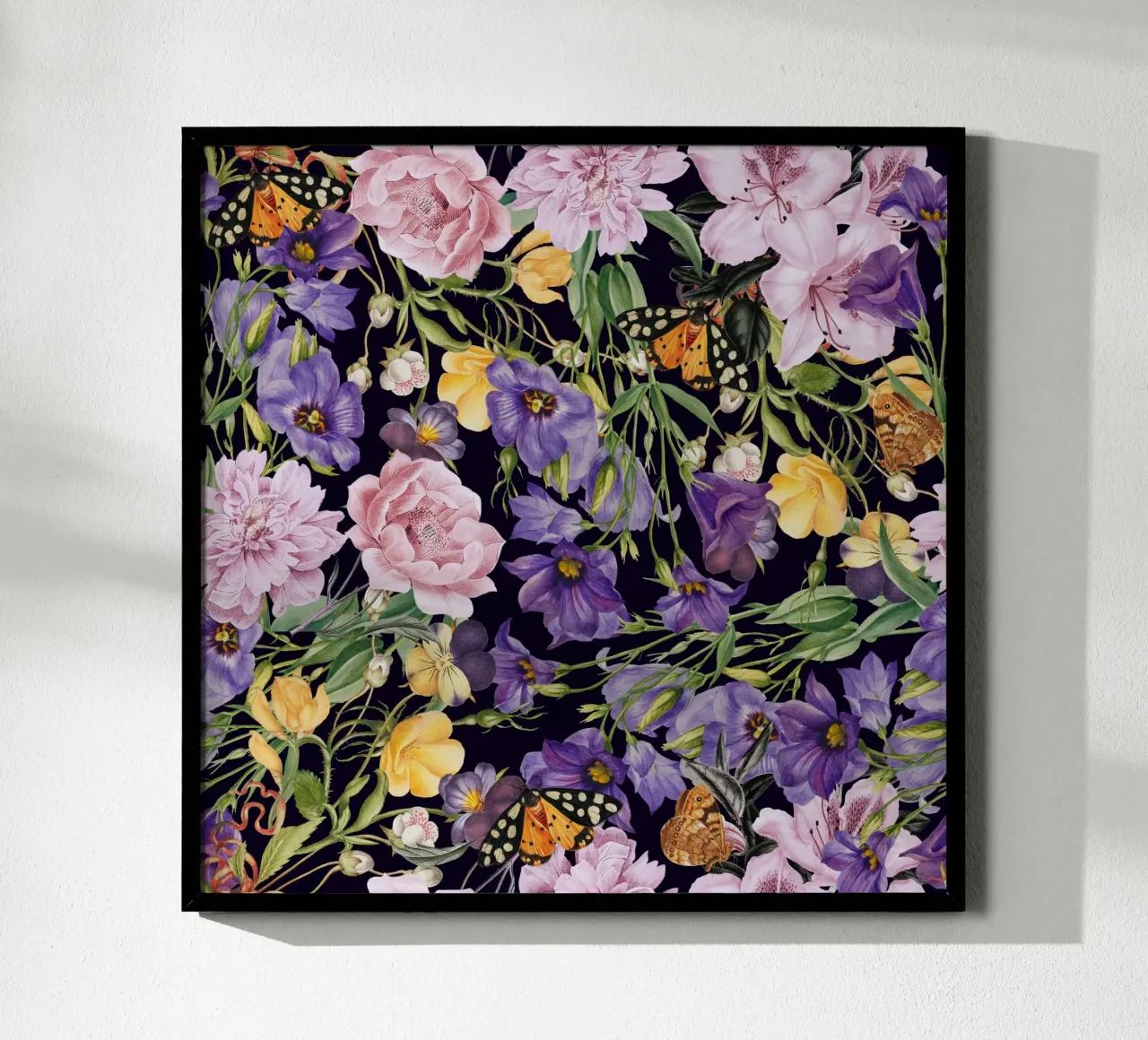 Vintage Fleurs poster con telaio in legno da Vivi Nicolin