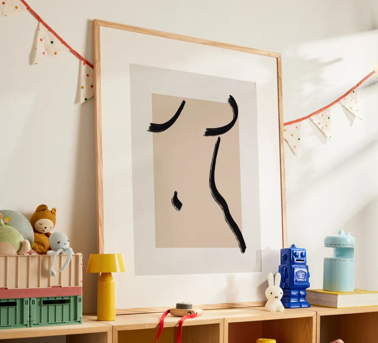 Line art abstract figurative 04 hahnemühle by Little Dean