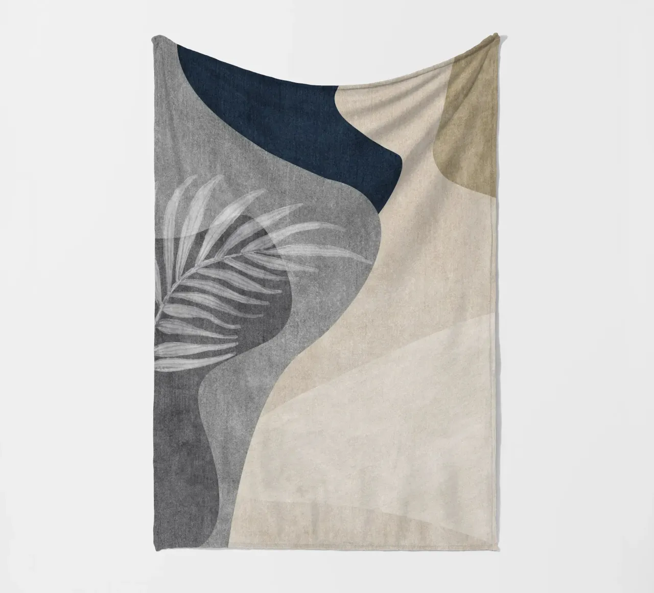 abstract shapes and sheet coperta in pile da vintageshop