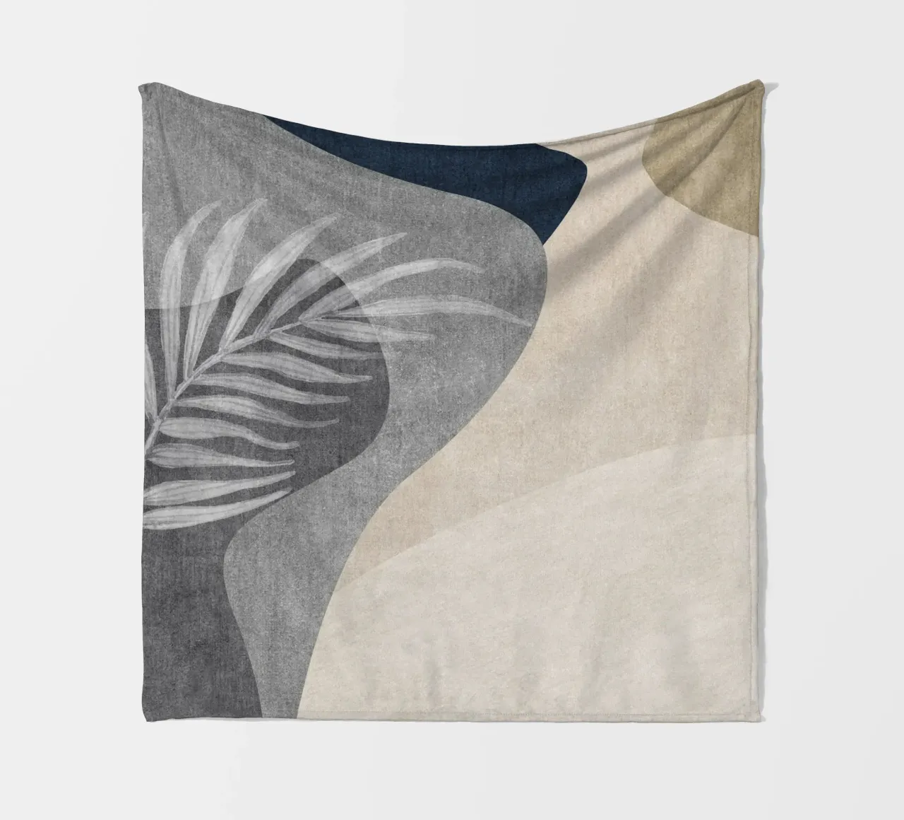 abstract shapes and sheet coperta in pile da vintageshop
