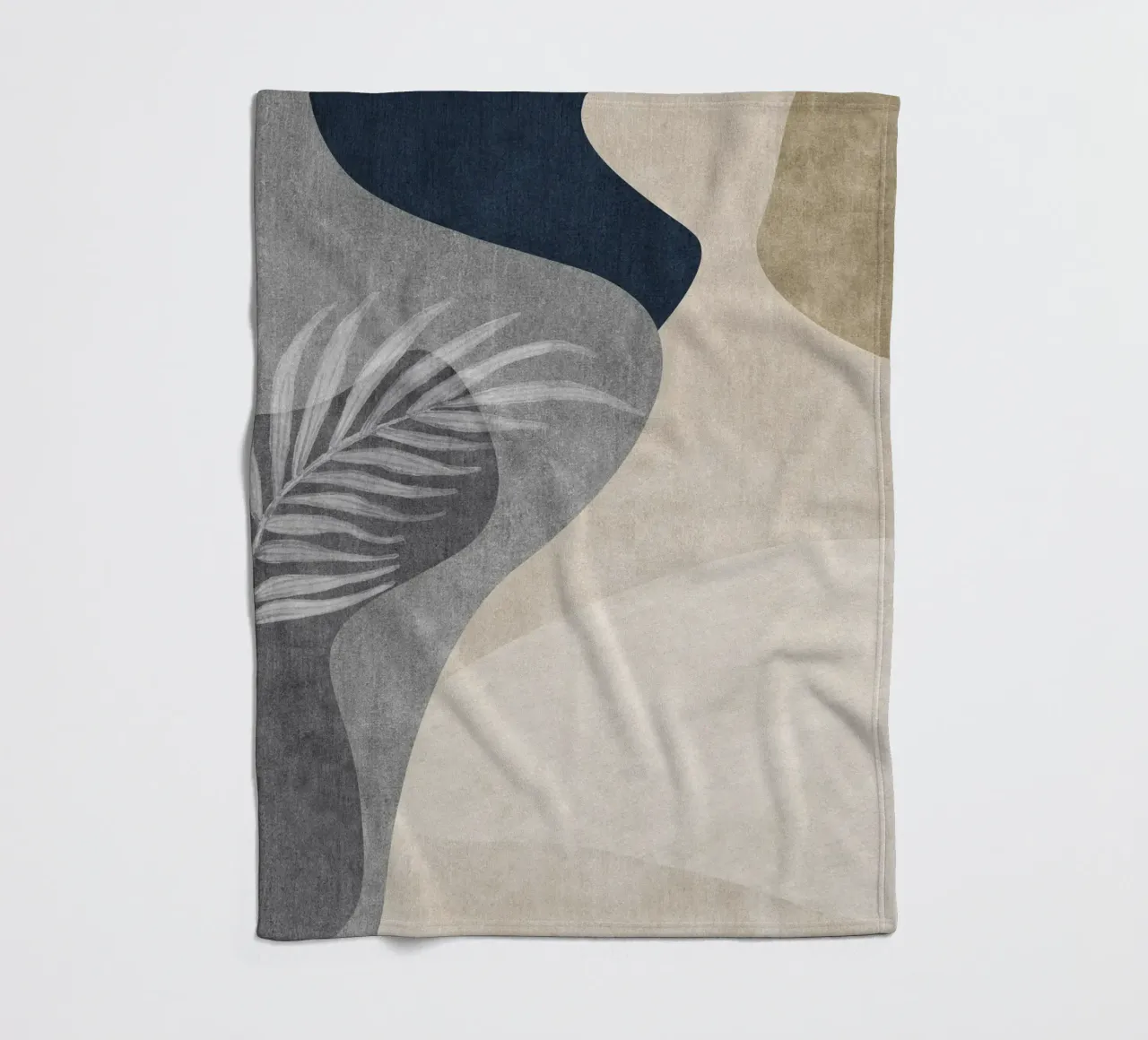 abstract shapes and sheet coperta in pile da vintageshop