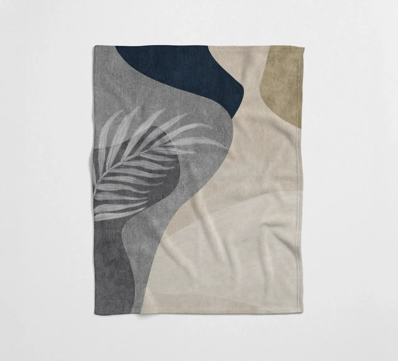 abstract shapes and sheet coperta in pile da vintageshop