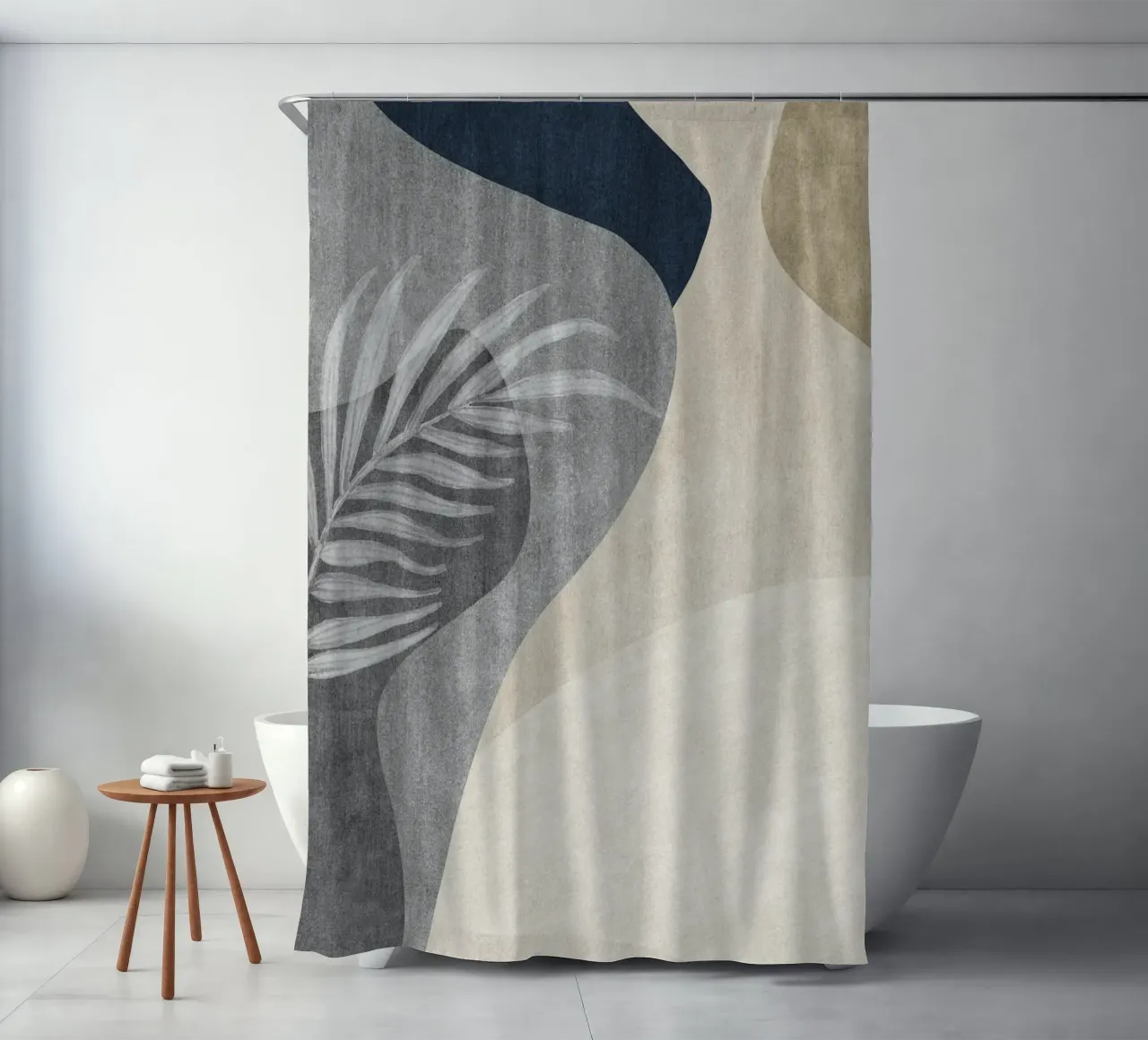 abstract shapes and sheet tenda da doccia da vintageshop