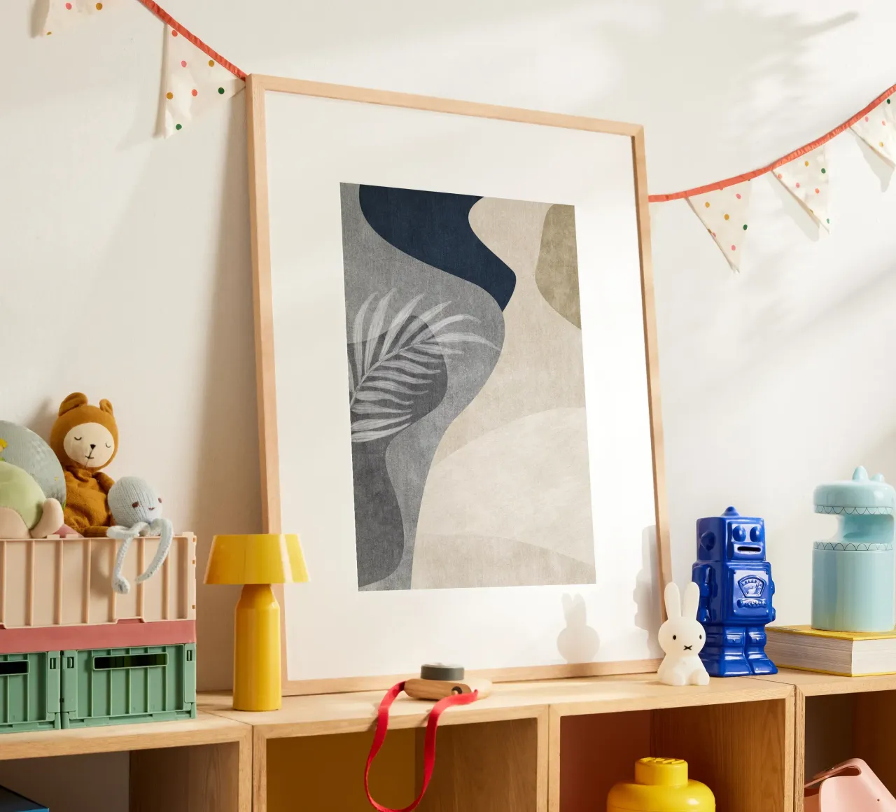 abstract shapes and sheet poster da vintageshop