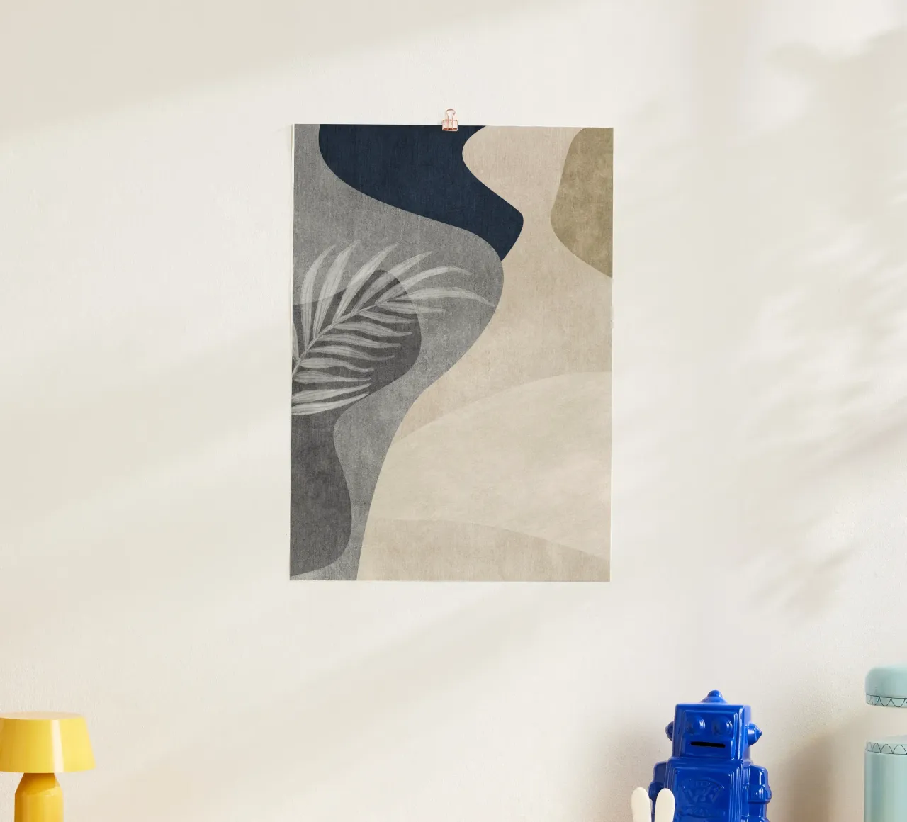 abstract shapes and sheet poster da vintageshop