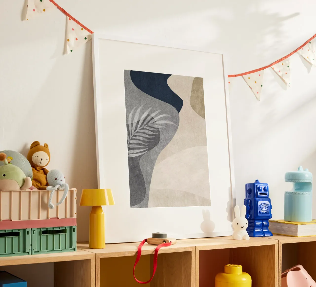 abstract shapes and sheet poster da vintageshop