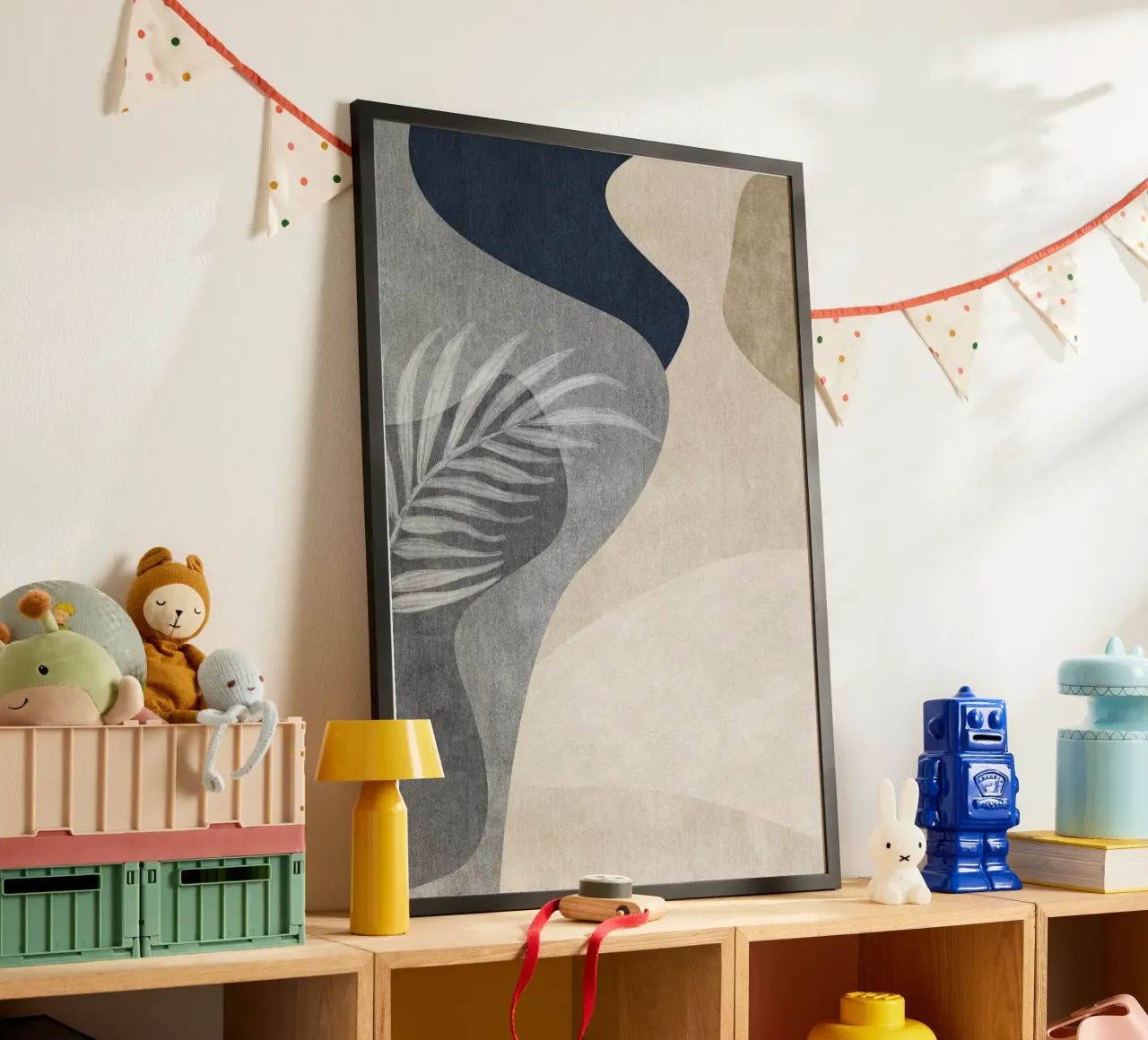 abstract shapes and sheet poster da vintageshop