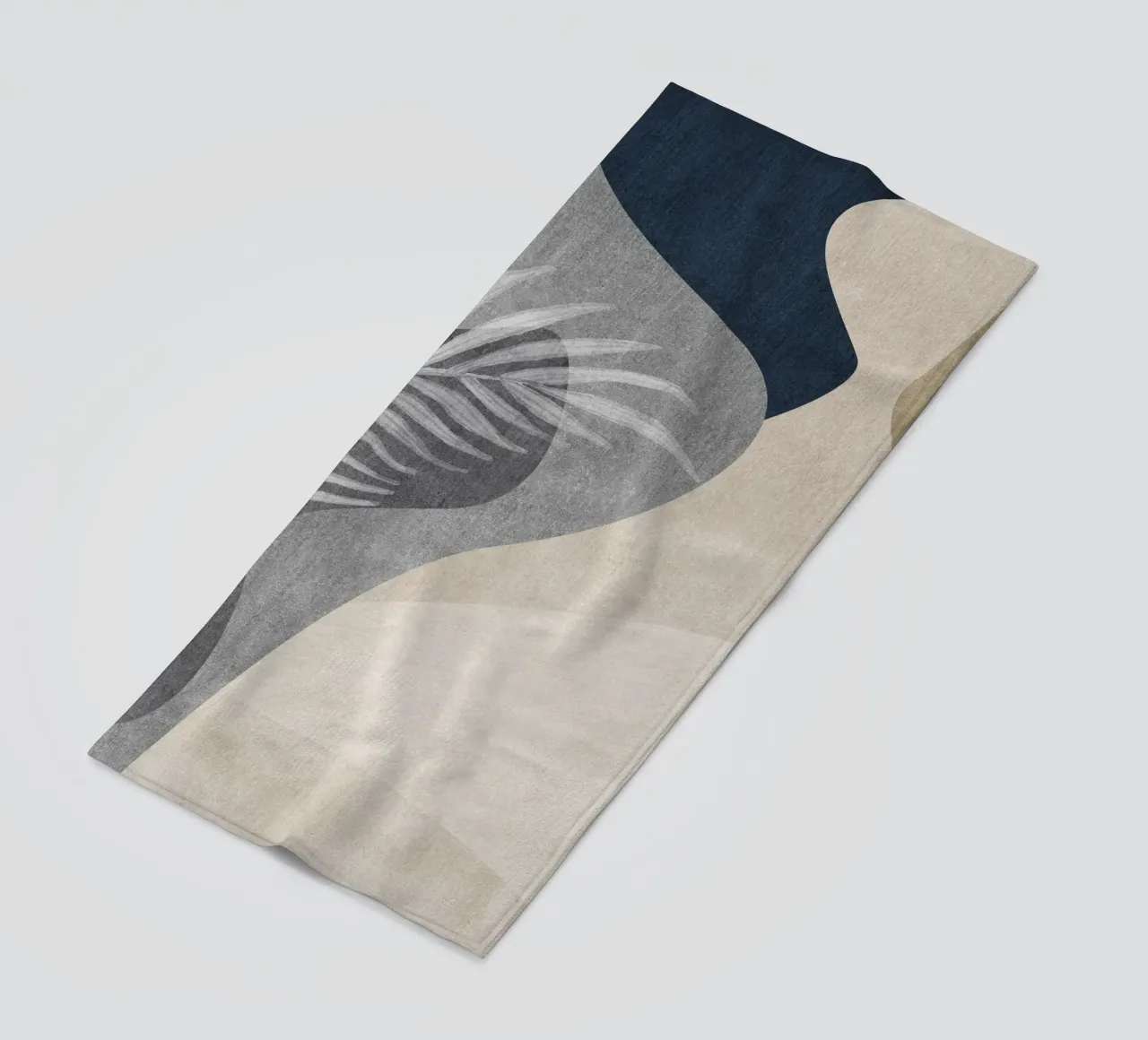 abstract shapes and sheet telo mare da vintageshop