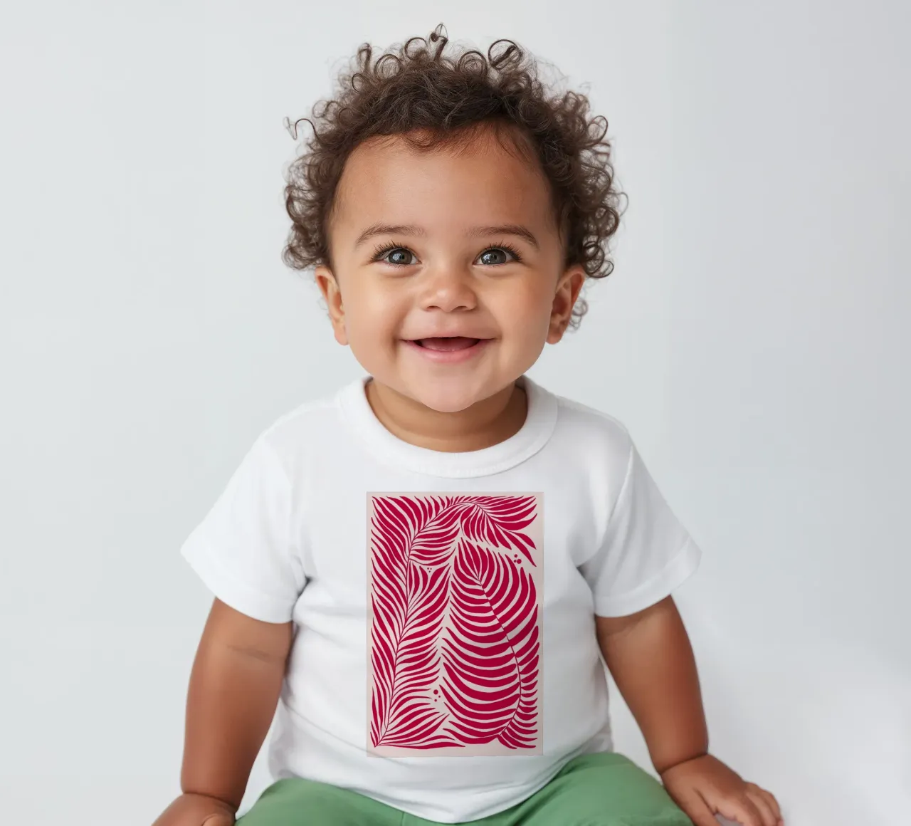 In Terms of Fern Viva Magenta maglietta neonato da Studio One