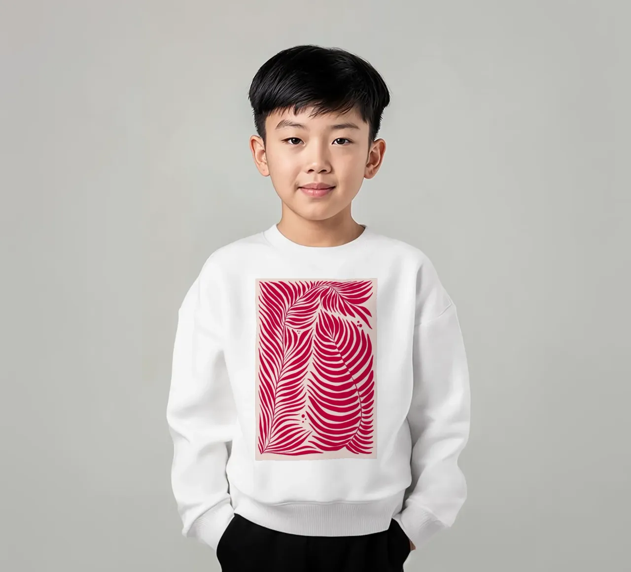 In Terms of Fern Viva Magenta felpa bambino da Studio One