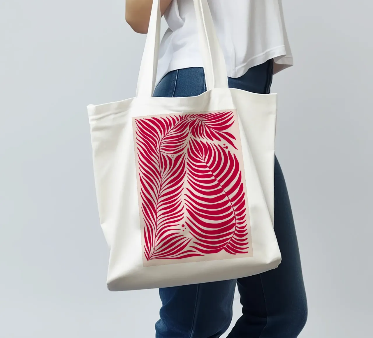 In Terms of Fern Viva Magenta borsa in juta da Studio One